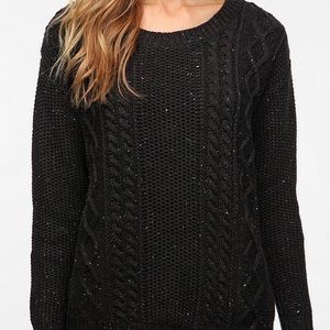 Coincidence & Chance Black Speckled Sweater
