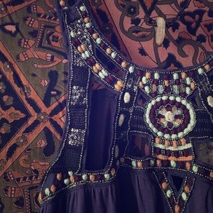 •SOLD• Free People Vision Quest Beaded Top
