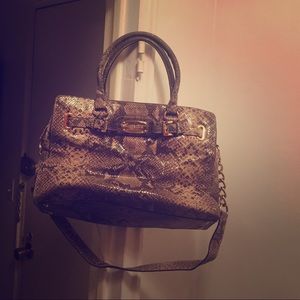 Authentic Snakeskin Michael Kors tote