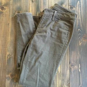 Brown skinny pants from the Loft