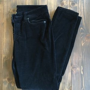Black corduroy pants from the Loft.