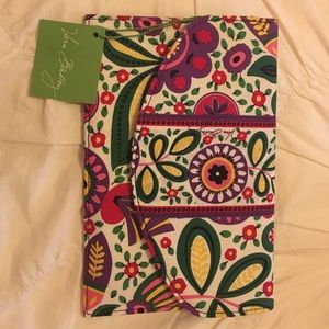 Vera Bradley travel envelope.