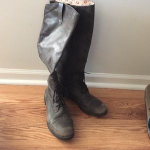 Lucky brand lightly distress boots