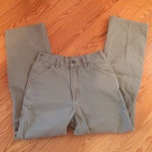 ⚒CARHARTT WASHED DUCK WORK DUNGAREES SIZE 28