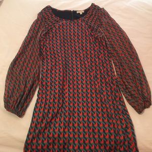 Chiffon patterned dress