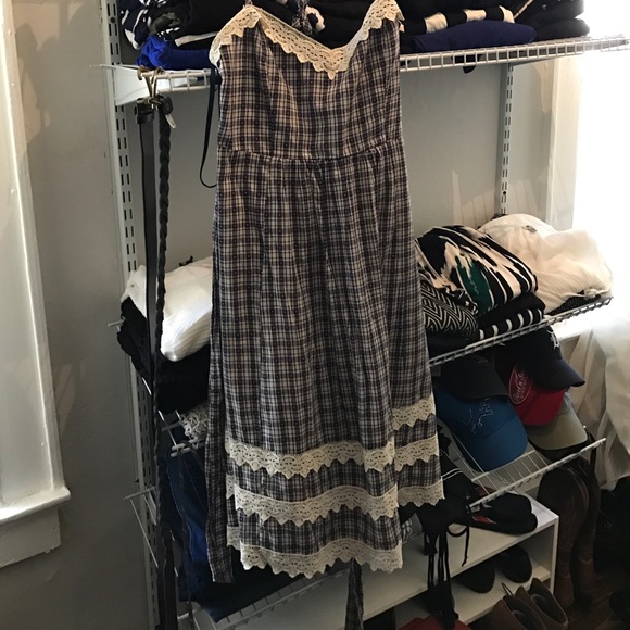 Plaid anthro dress