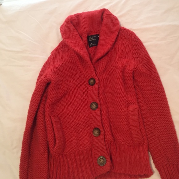 Peach American eagle sweater