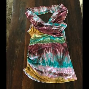 Sexy sleeveless blouse