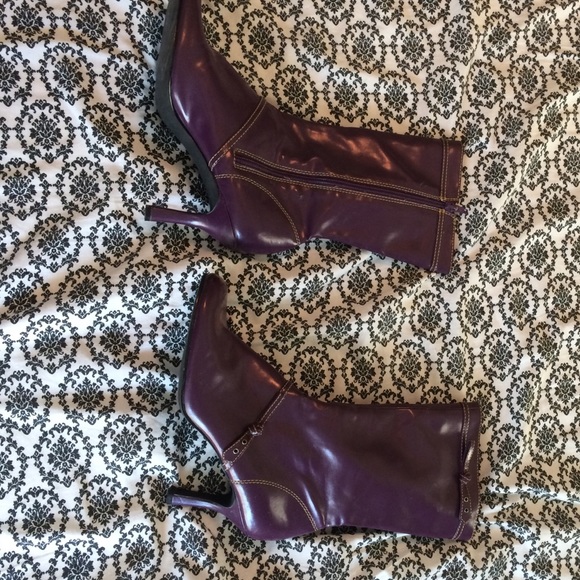 Purple boots