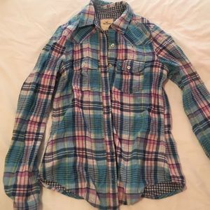 Hollister plaid flannel