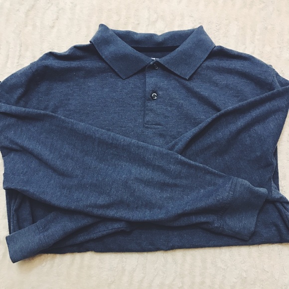 Soft long sleeve polo
