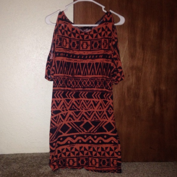 Aztec pattern dress
