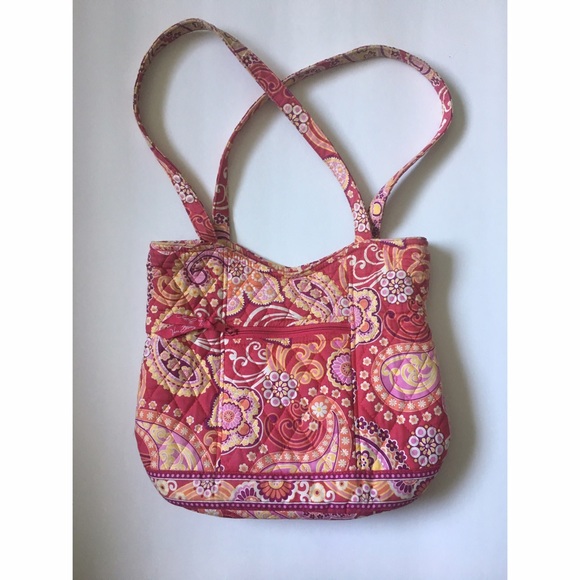 Vera Bradley Shoulder Bag w/ Snap Closure