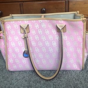 Dooney and Bourke large pink tote