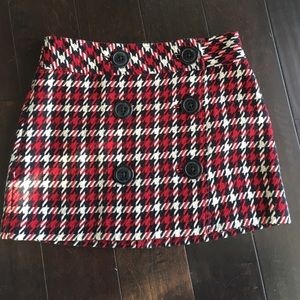 Express houndstooth skirt