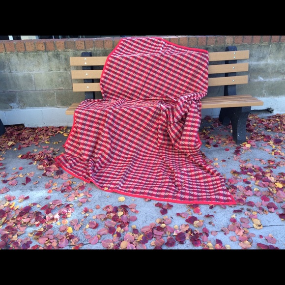 Handmade blanket hand loomed fabric Christmas gift