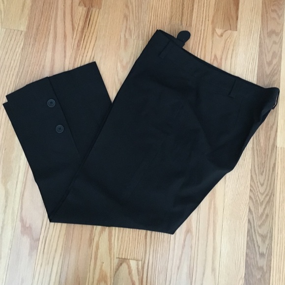 Anthropologie - Elevenses black cropped pants