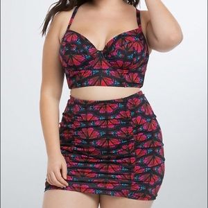 Torrid Butterfly Swimsuit.