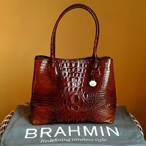 Brahmin Pecan Melbourne Anytime Tote