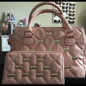 Small Betsey Johnson Bag and Wallet