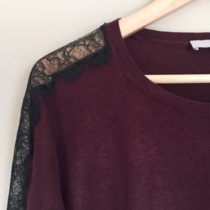 Loft Lace Statement Sweater