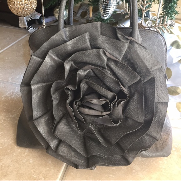Gray Big Buddha Handbag