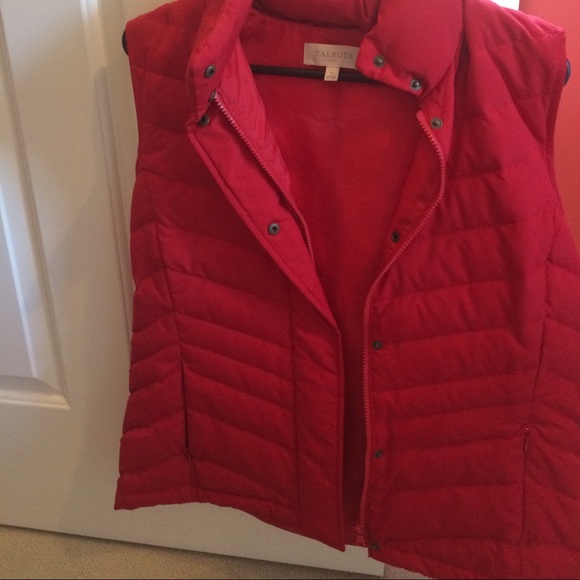 Talbots red vest - Picture 1 of 3