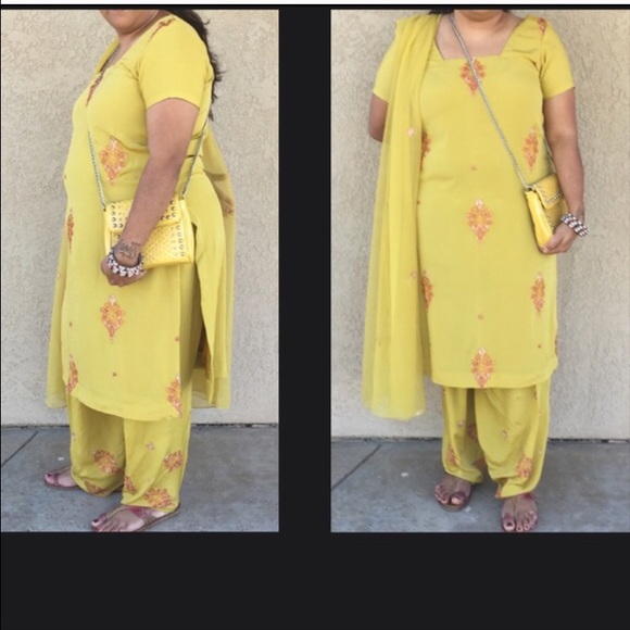 Dresses & Skirts - Golden Yellow Indian dress