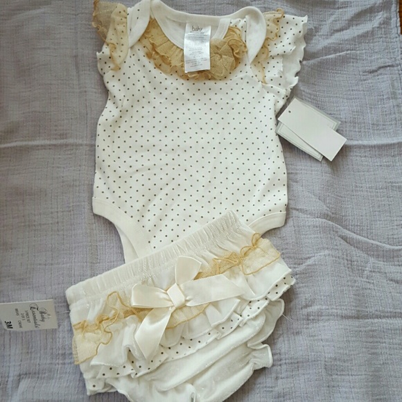 Adorable onsie and matching romper