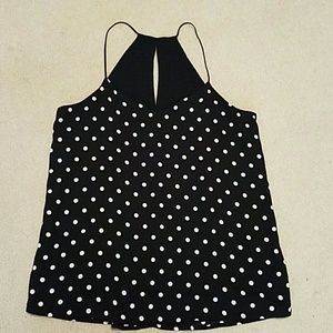 Polka dot blouse