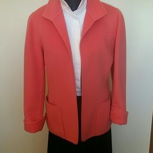 Ellen Tracy coral wool jacket