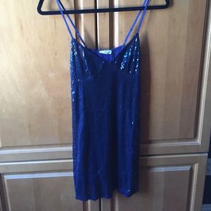 Sparkley slip dress from urban outfitters