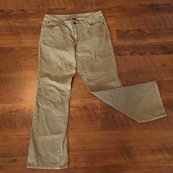 Eddie Bauer Curvy Bootcut Corduroy Pants