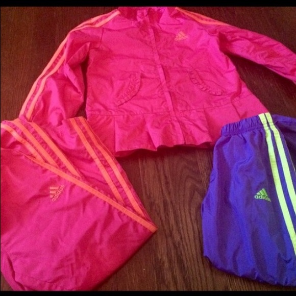 Adidas track suit duo
