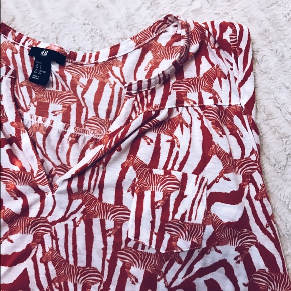 Zebra Print sleeveless top