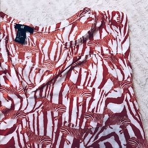 Zebra Print sleeveless top