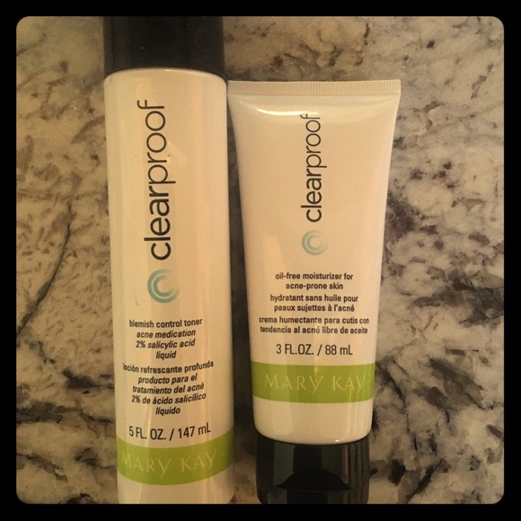 Mary Kay Clear Proof Toner and Moisturizer