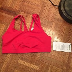 NWT lululemon energy bra exhale size 10 pink