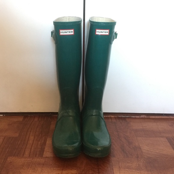 Hunter Rainboots Teal