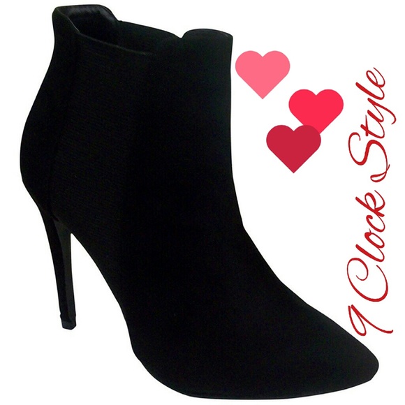 LAst Pair7 SALE PRICE FIRM🚨Ankle boot Black SUEDE - Picture 4 of 7