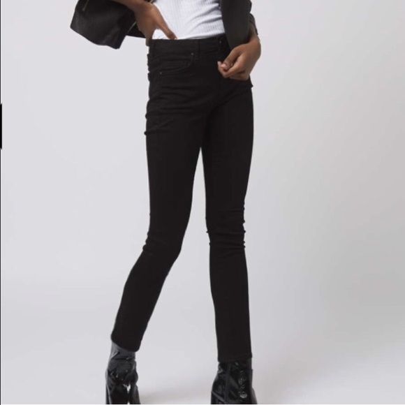 Topshop black Leigh jeans