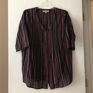 Multicolor Romans striped tunic.