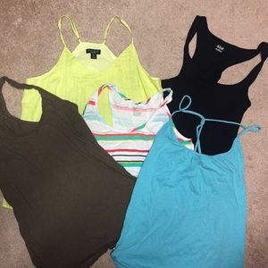 Razor back tank tops