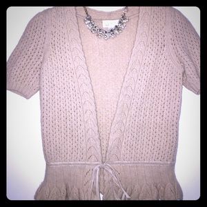 Ann Taylor Loft Adorable tie front cardigan