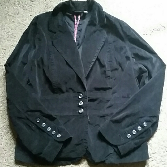 Black Corduroy Blazer