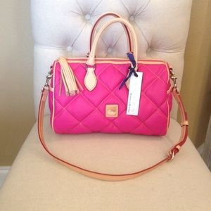 Dooney & Bourke Spicy Quilted Barrel Satchel
