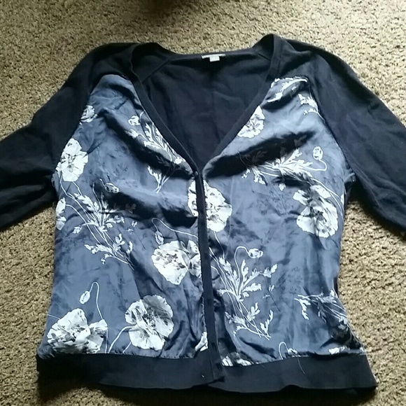 Navy Floral cardigan