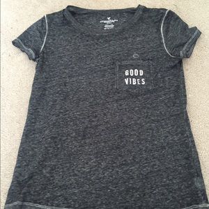 🎉Sale🎉"Good Vibes" tee from American eagle