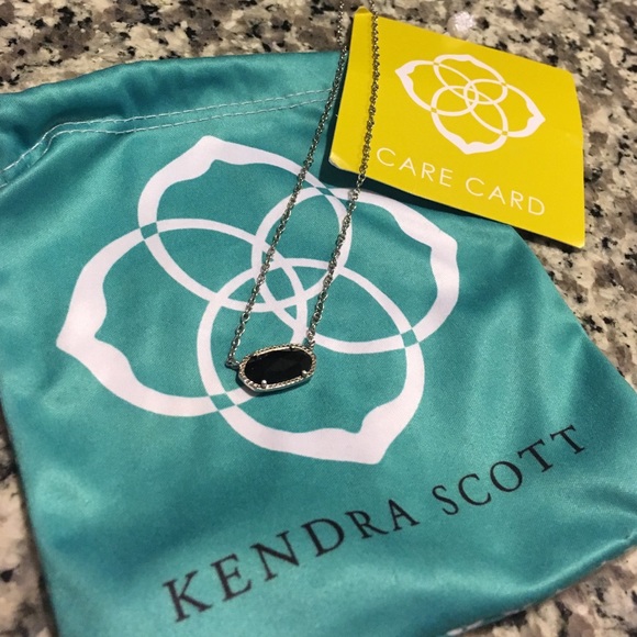 Black Kendra Scott Elisa Necklace