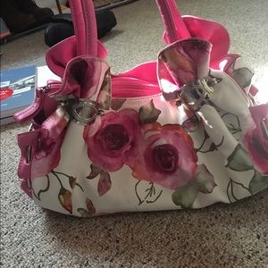 Floral print purse